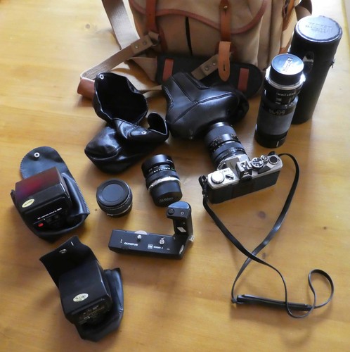 Fotocamera olympus om2n flash - fotocamera, om2n,